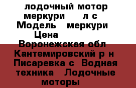 лодочный мотор меркури 3.3 л.с. › Модель ­ меркури › Цена ­ 30 000 - Воронежская обл., Кантемировский р-н, Писаревка с. Водная техника » Лодочные моторы   